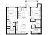 2 Bedroom Floor Plan